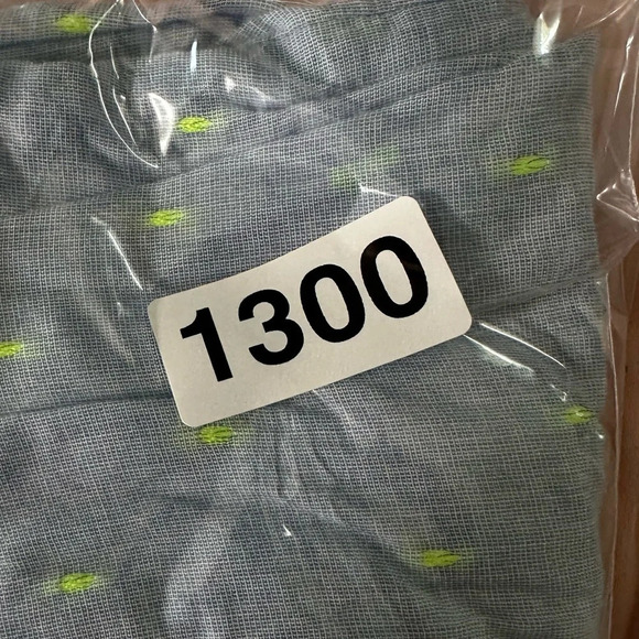 Vineyard Vines Light Blue Dress Neon Tassels Swiss Dot Size Girls 16 XL #1300 - Picture 9 of 9